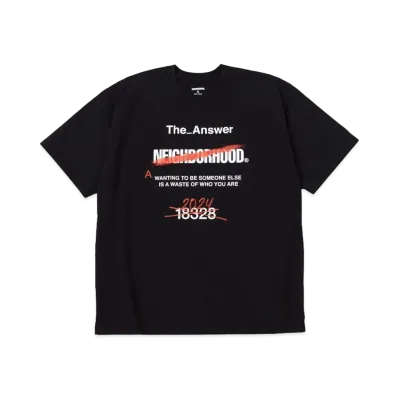 NEIGHBORHOOD NH . Tee SS-13 "Black"