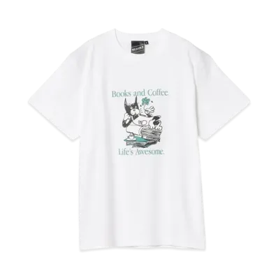 BEAMS AWESOME LIFE Tee "White"