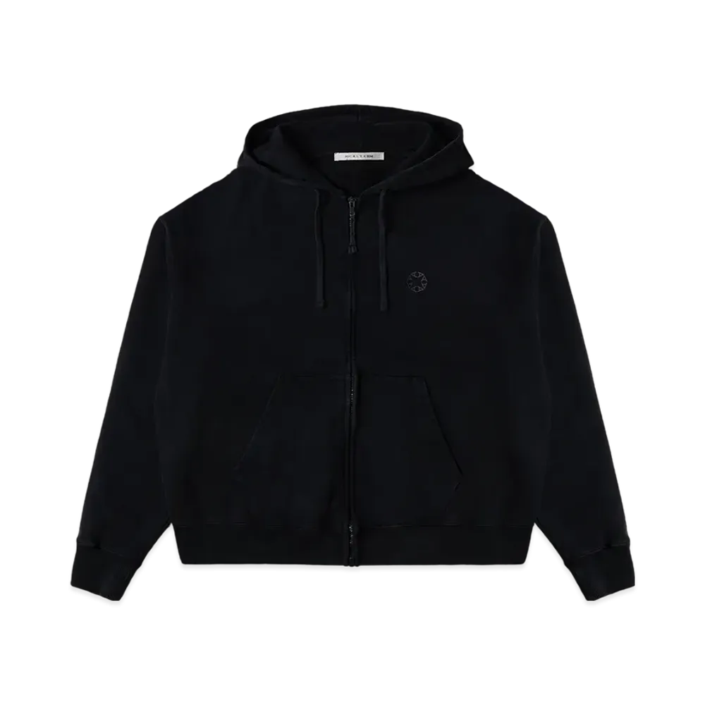 1017 ALYX 9SM Grey Boxy Zip-Up Hoodie "Charcoal"
