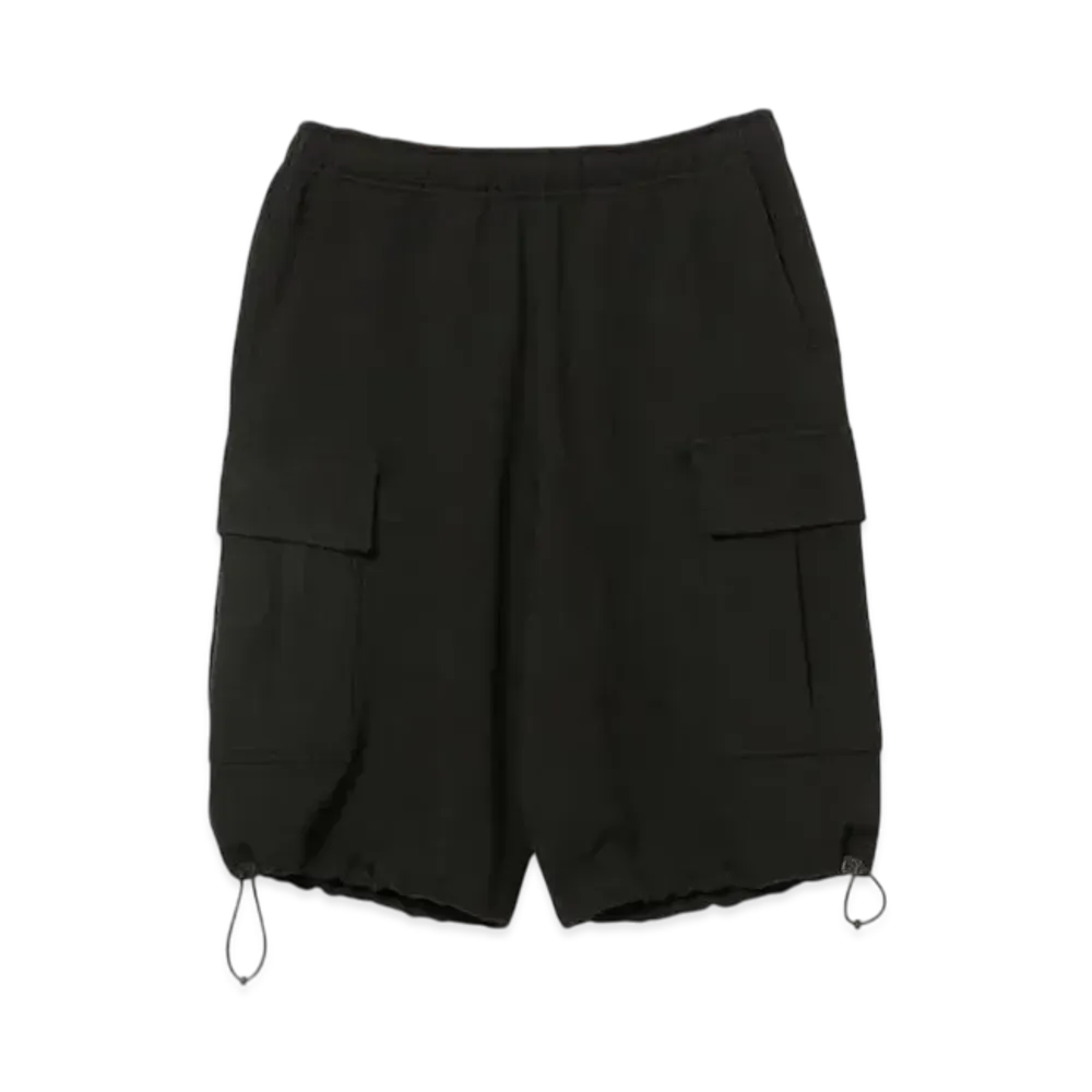 BEAMS Sweat Cargo Shorts "Black"