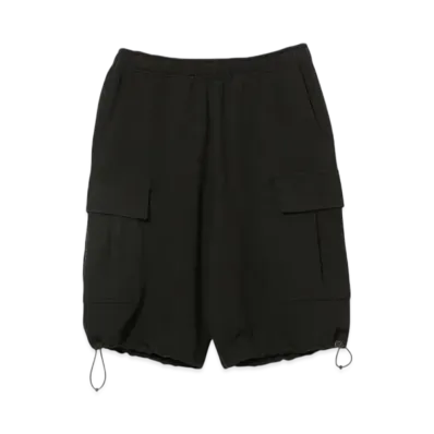 BEAMS Sweat Cargo Shorts "Black"