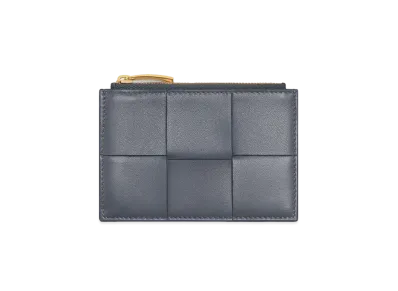 Bottega Veneta Zipped Card Holder "Thunder"
