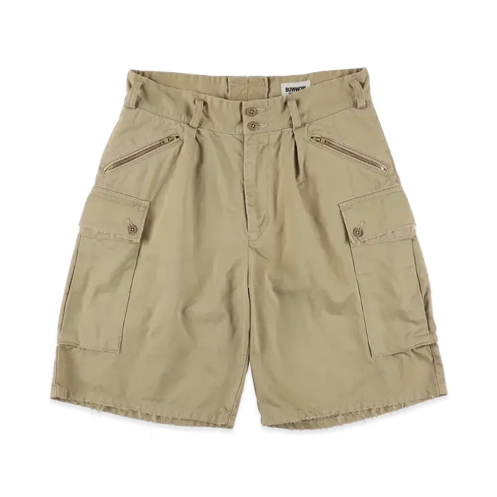 BOW WOW Us Army Mountain Trooper Shorts Aged "Khaki"