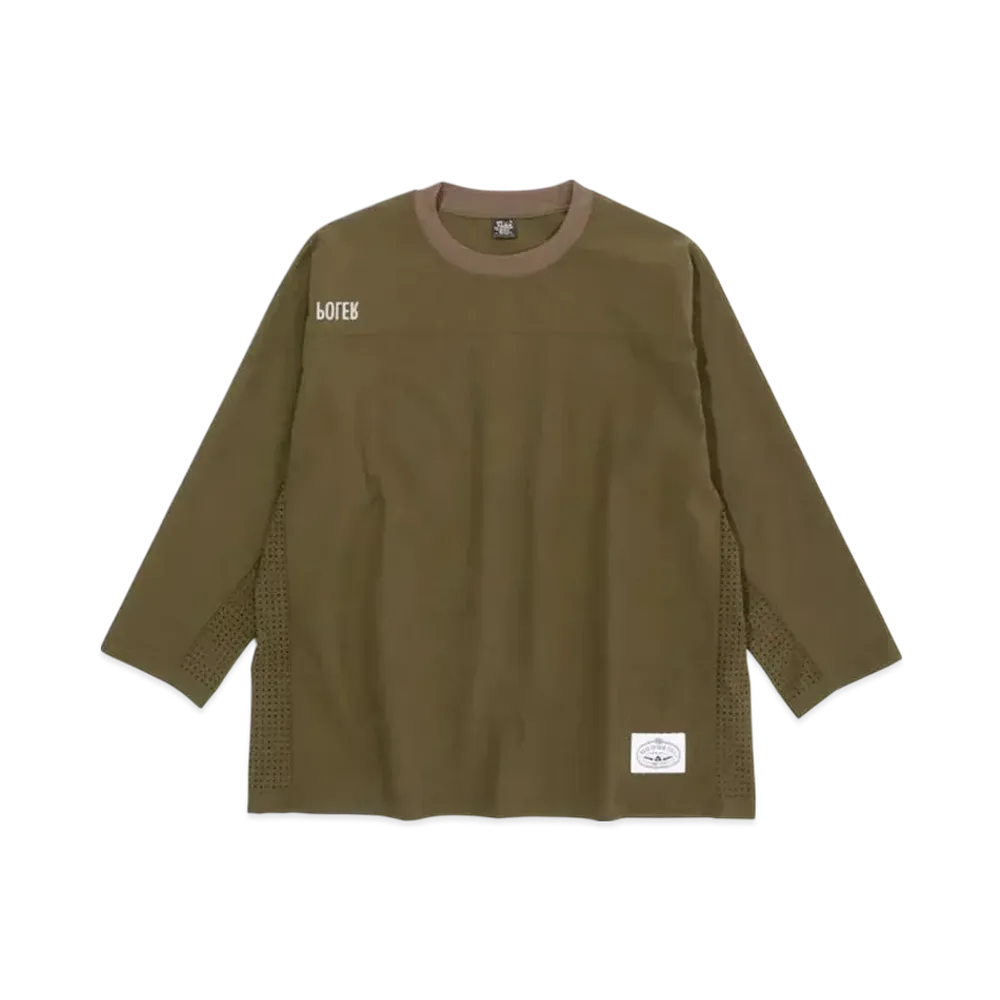 POLeR Relop Dry Football Tee "Brown"