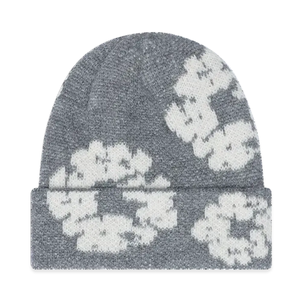 DENIM TEARS Cotton Wreath Beanie "Grey"