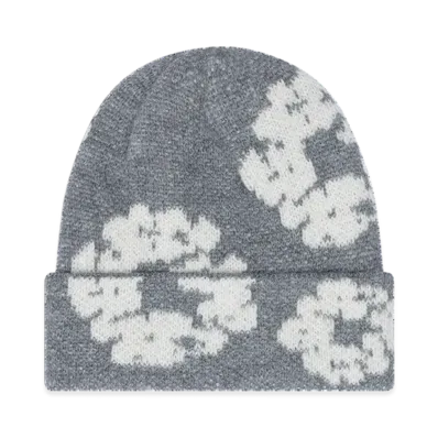 DENIM TEARS Cotton Wreath Beanie "Grey"