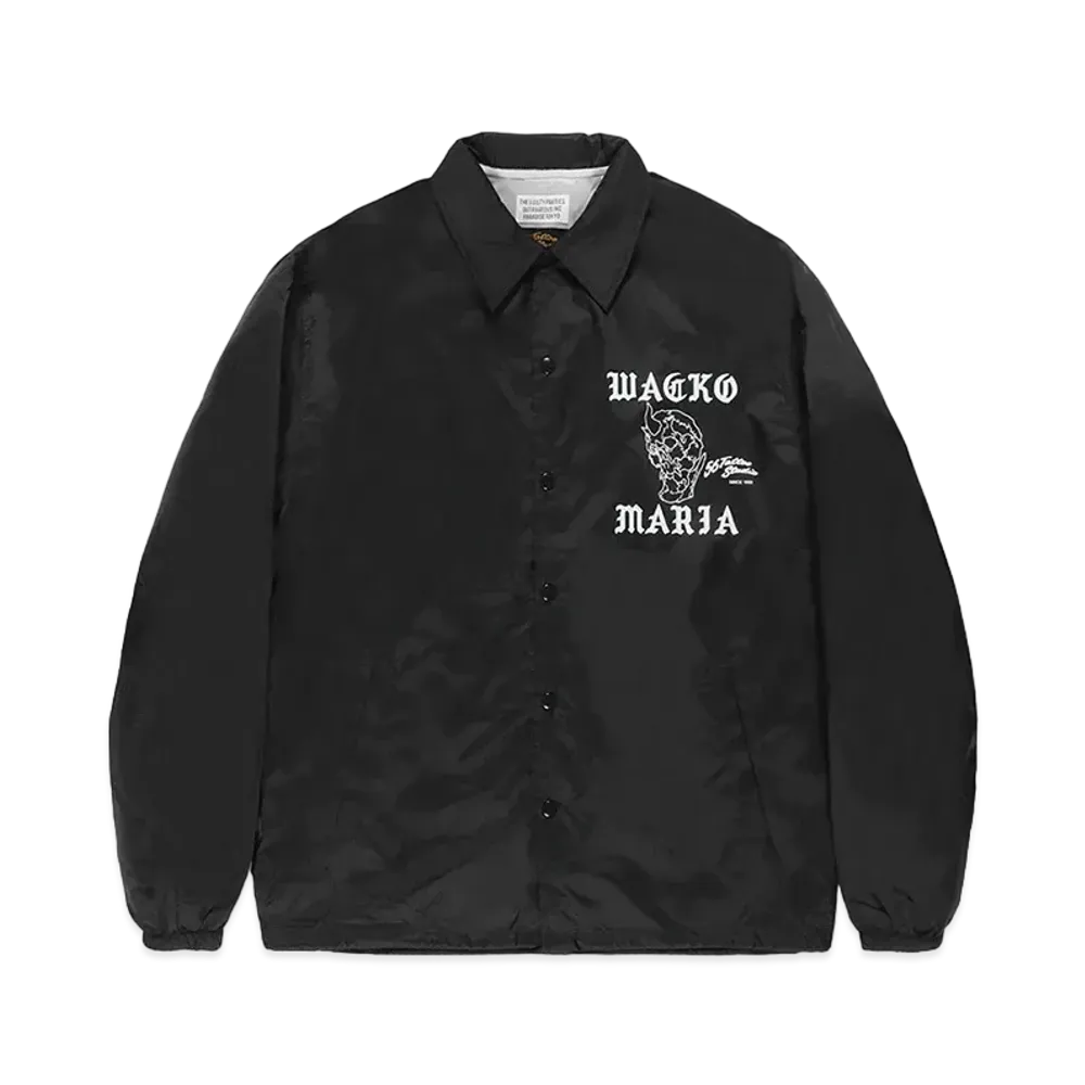 56 Tattoo Studio x WACKO MARIA Coach Jacket "Black"