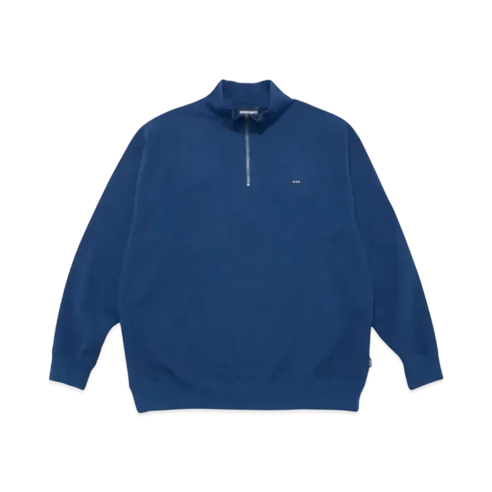 GOD SELECTION XXX Half Zip Sweat Shirt GX-A25-CS-01 "Navy"