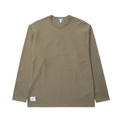 UNDEFEATED STENCIL L/S TEE - 10079 "Olive"