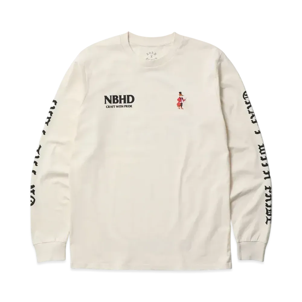 NEIGHBORHOOD x Born x Raised Tee LS-1 "Cream"