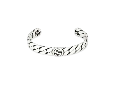 GUCCI Wide Interlocking G Bracelet