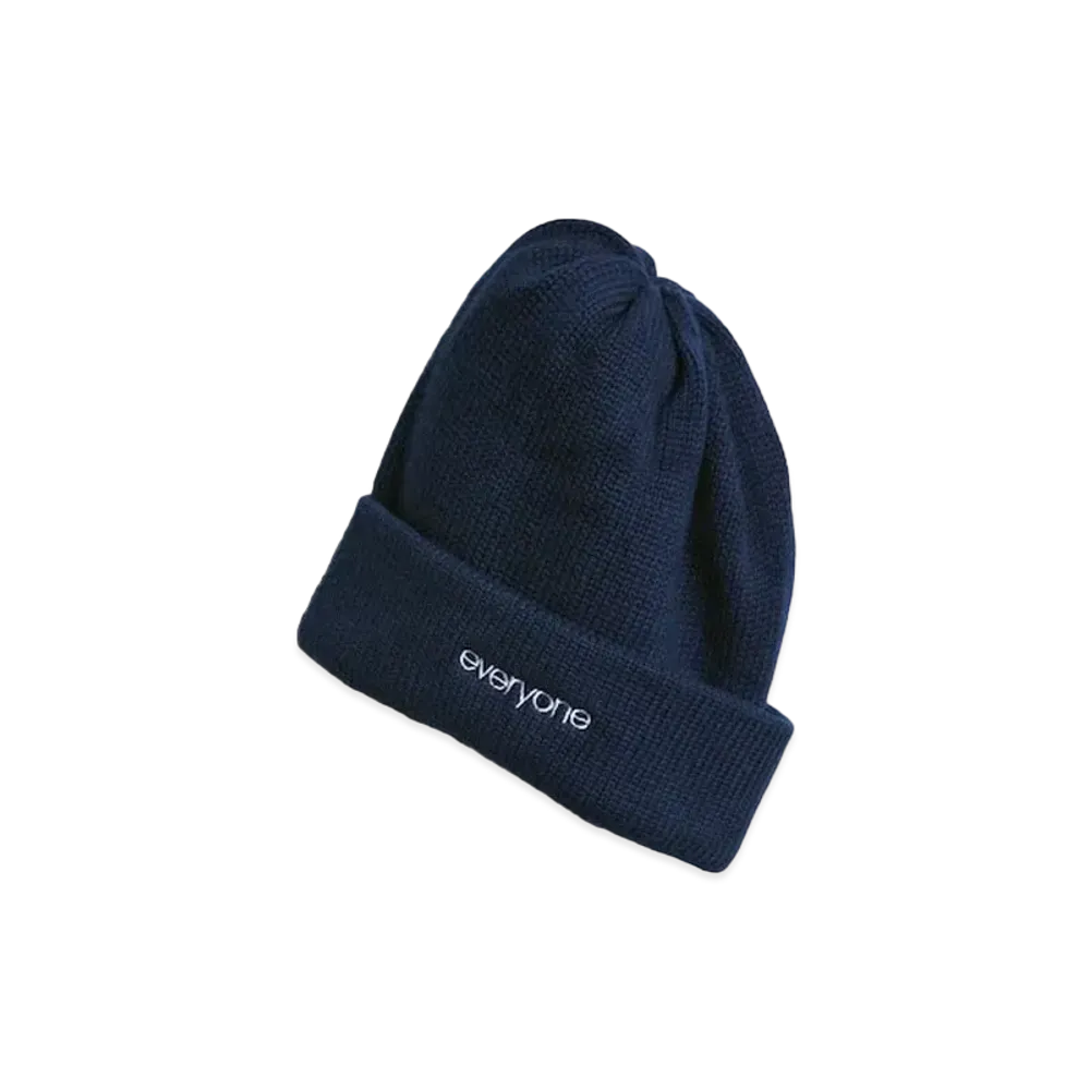 Everyone Comesandgoes Cotton Beanie "Navy"