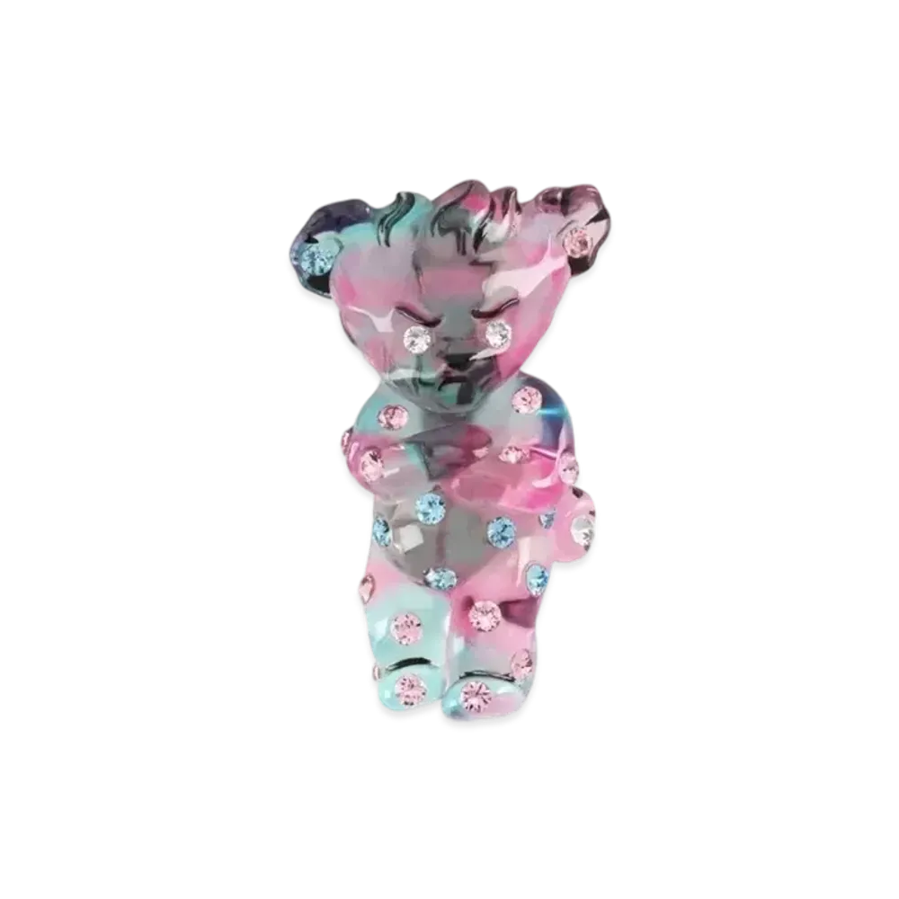 GUCCI HA HA HA Crystal Bear Brooch