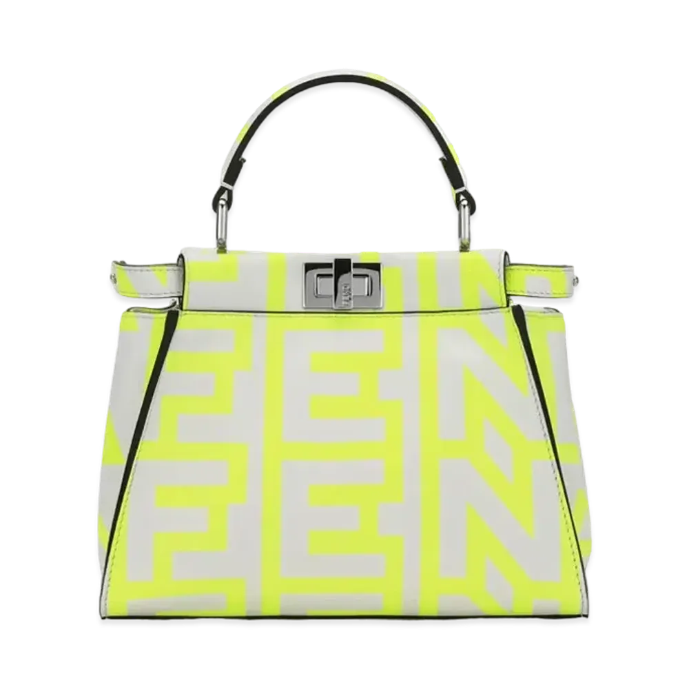 FENDI by MARC JACOBS Peekaboo Mini Leather Bag "White"