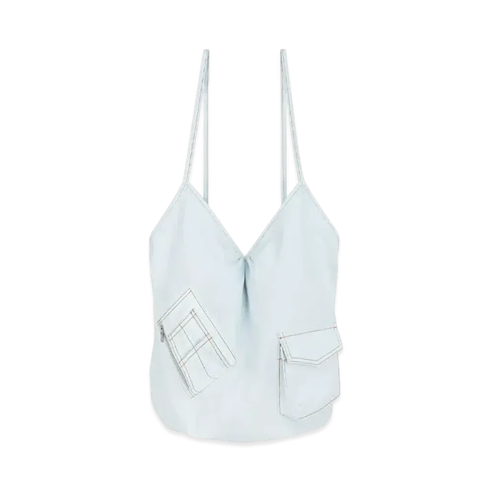 WE11DONE Pocket Touch Bag "Ice"