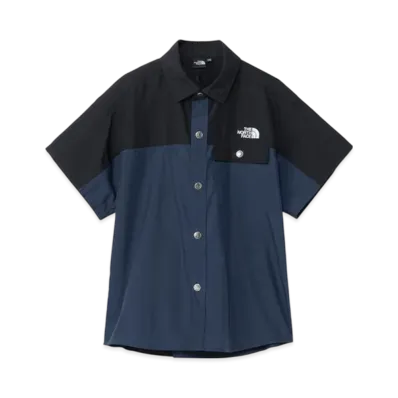 The North Face Kids Short Sleeve Nuptse Shirt "Urban Navy"