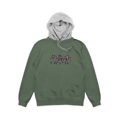 WASTED PARIS Hoodie Telly Feeler "Green"