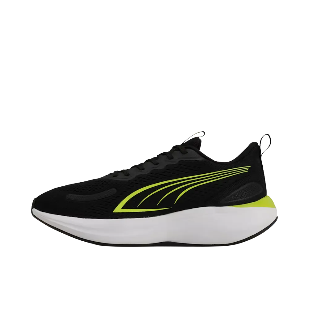 Puma Softride Move On Ugoku Japan Fit "PUMA Black/Sunny Lime"