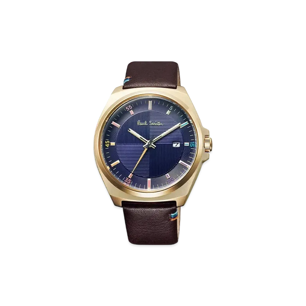 Paul Smith Closed Eyes Pair Men's Watch "Navy"