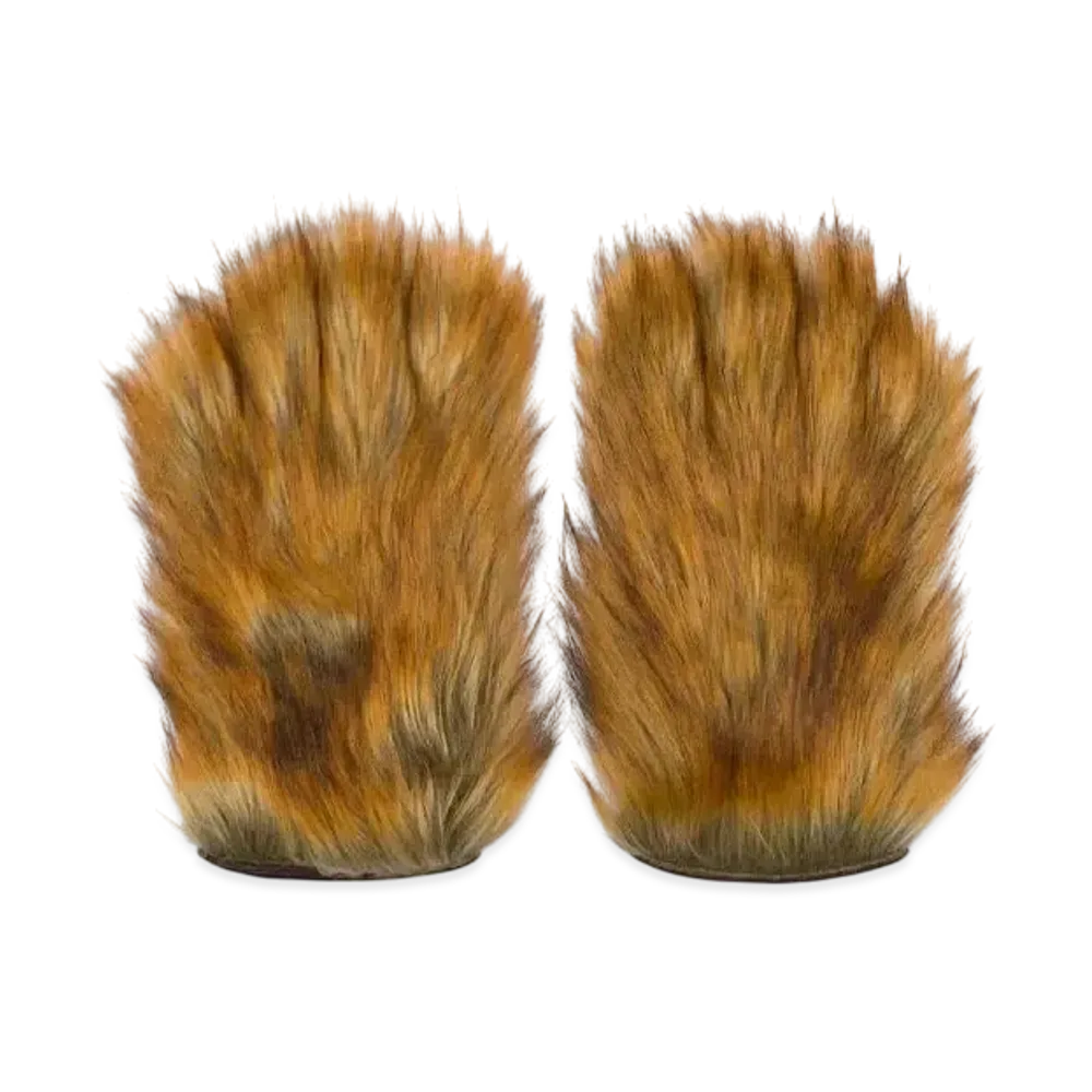 DENIM TEARS Up North Gloves "Brown"