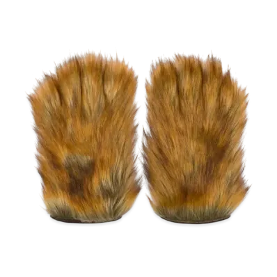 DENIM TEARS Up North Gloves "Brown"