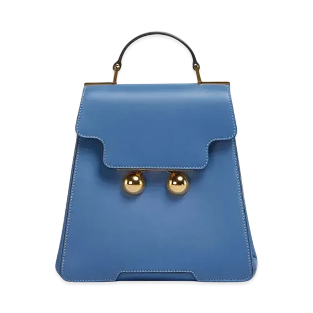Marni Leather Trunkaroo Backpack "Opal"