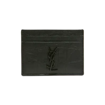 Saint Laurent Cassandre Card Holder "Black"