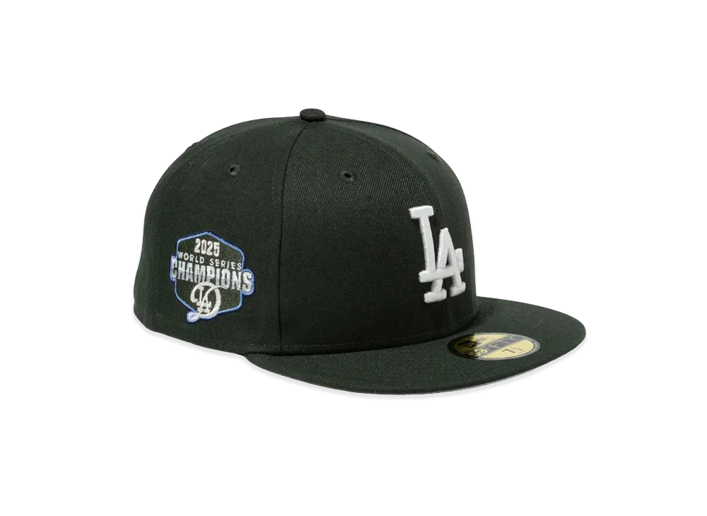 NEW ERA 59Fifty World Series Champion 2025 Los Angeles Dodgers "Dark Seaweed"
