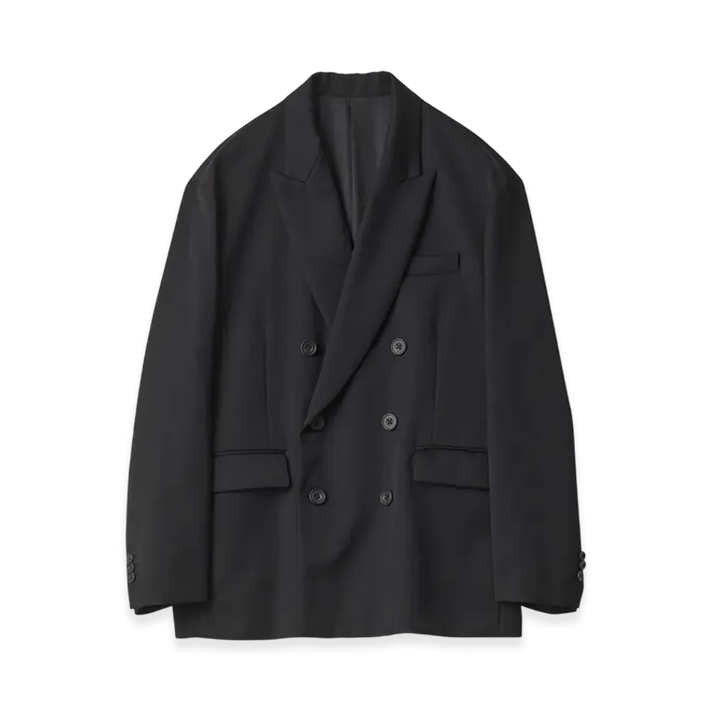 ssstein Oversized Double Breasted Jacket "Black"