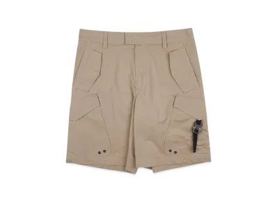 Dior Cargo Bermuda Shorts Cotton Blended Canvas "Beige"