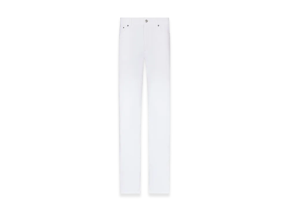 Dior Long Regular Jeans Twill "White"