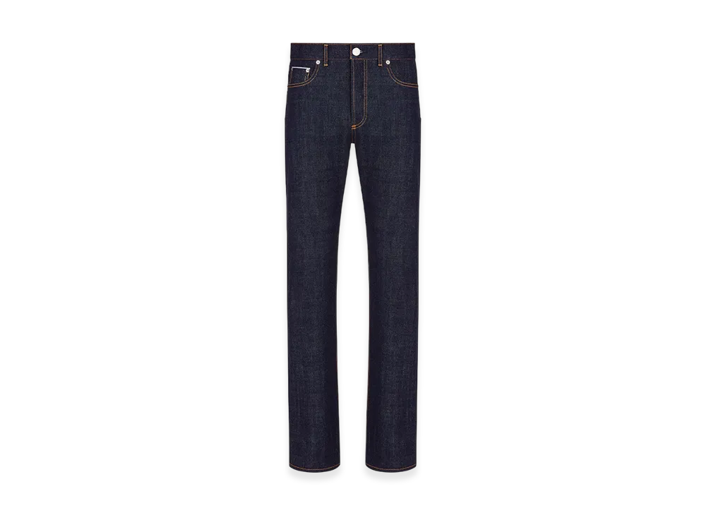 Dior Icons Long Regular Twill Jeans "Blue"