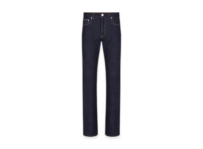 Dior Icons Long Regular Twill Jeans "Blue"