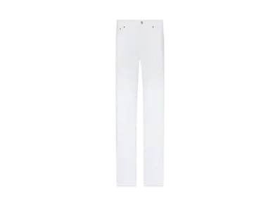 Dior Men's Long Regular Jeans Cotton Twill "White"