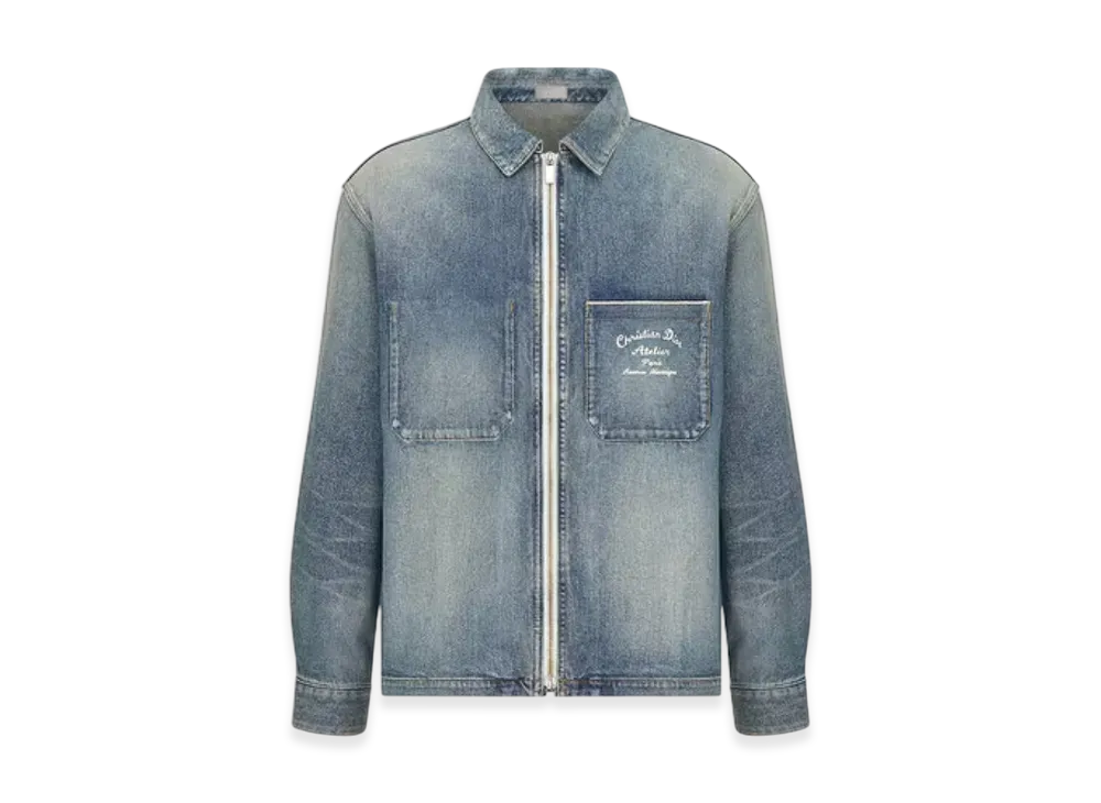 Dior Atelier Zipped Overshirt Cotton "Blue"