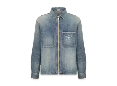 Dior Atelier Zipped Overshirt Cotton "Blue"