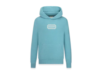Dior Christian Dior Couture Hooded SweatshirtCashmere Fleece "Blue"