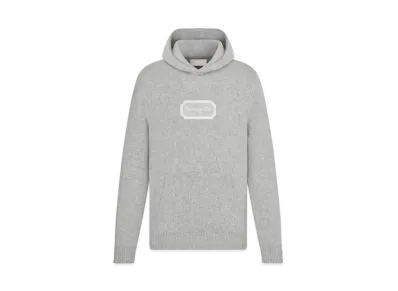 Dior Christian Dior Couture Hooded Sweatshirt Cashmere Fleece "Gray"