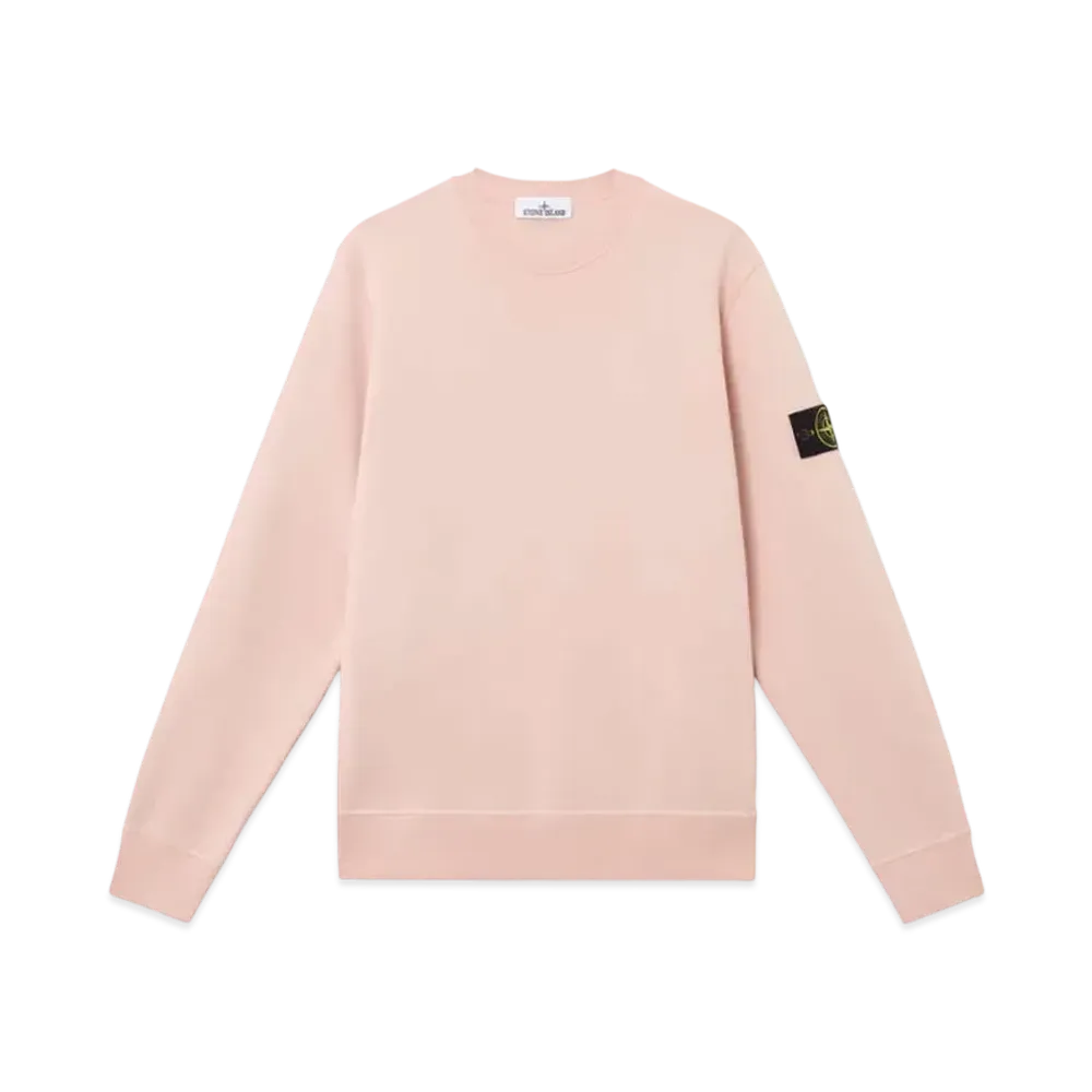 Stone Island 6100044 Organic Cotton Fleece "Antique Rose"
