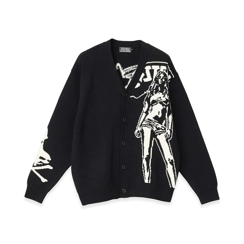 HYSTERIC GLAMOUR Hysteric Woman Knit Cardigan "Black"