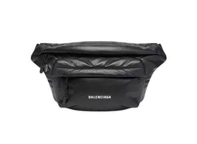 BALENCIAGA Puffy Beltpack "Black"
