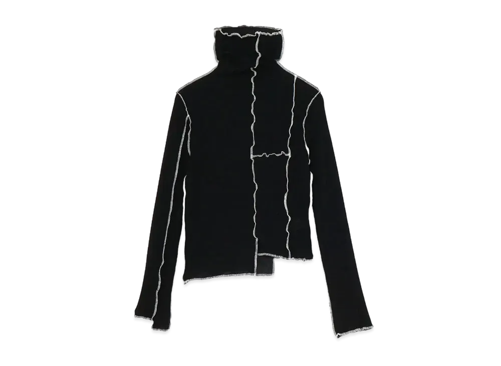 Yohji Yamamoto Y's RIVER TEREKO HIGH NECK "Black"