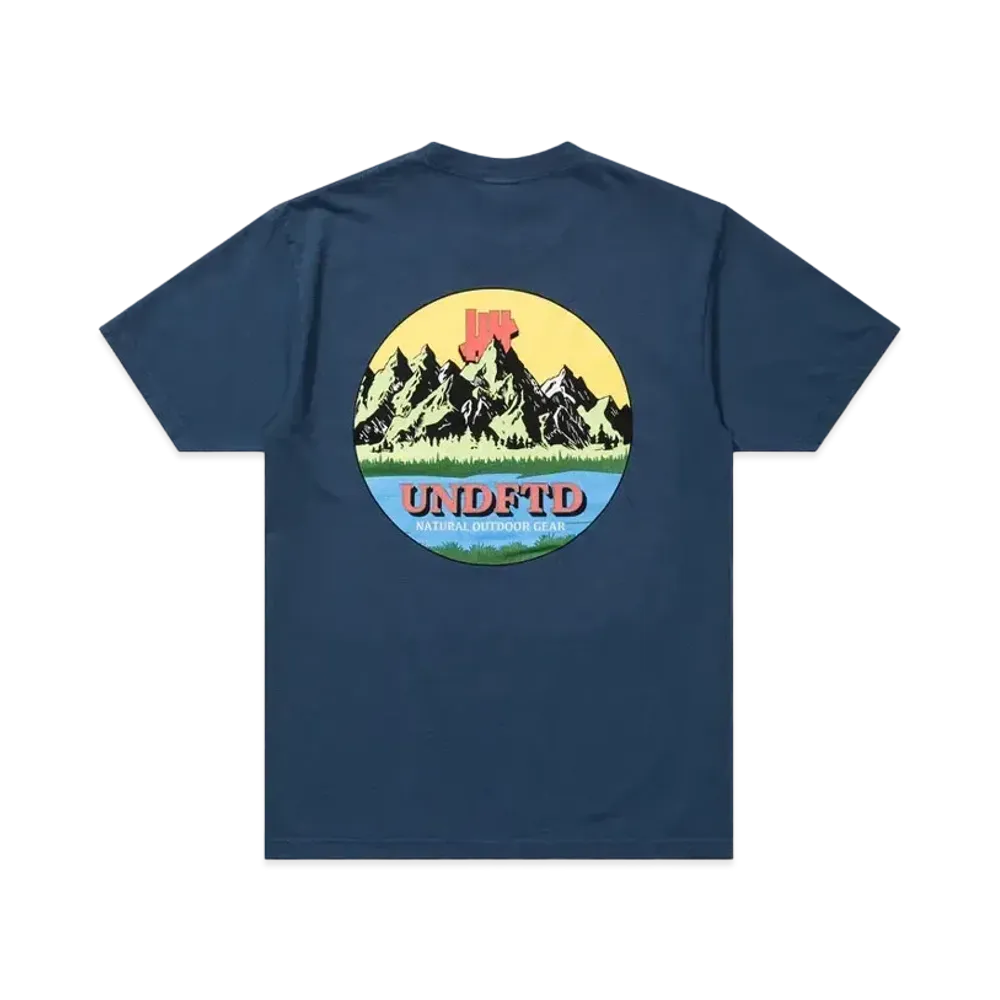 UNDEFEATED Natural S/S Tee "Blue"