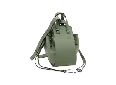 LOEWE Women's Hammock Drawstring Mini Bag Handbag (with shoulder strap) "Avocado Green"