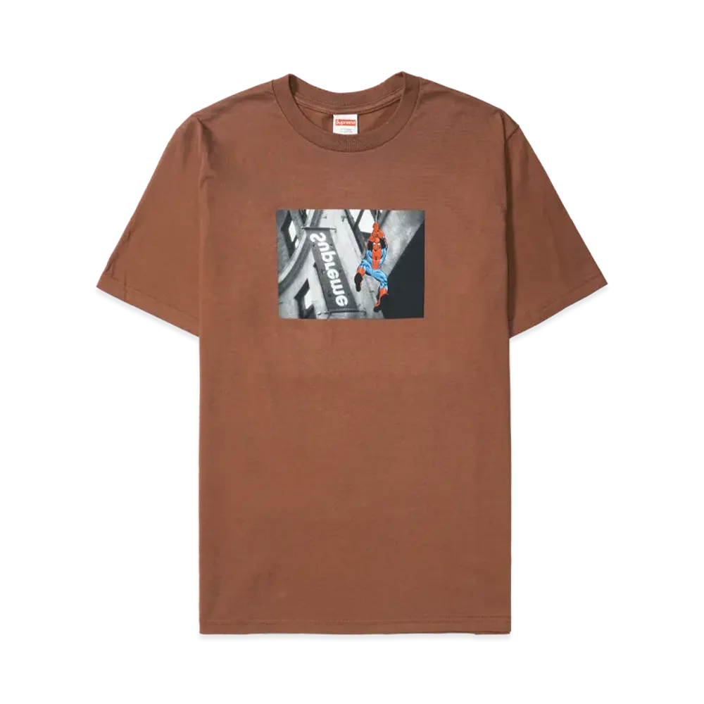 Supreme x Spider-Man Tee "Brown"