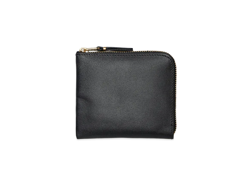 COMME des GARCONS CDG Coin Case L Shaped Non Zipper "Black"