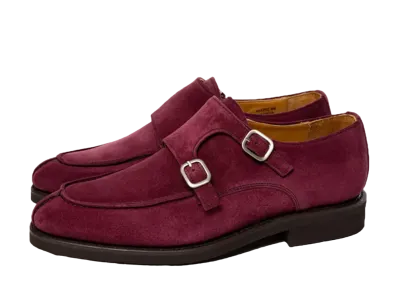 Berwick Monk Strap HO150 Suede "Burgundy" 3143REMLBU