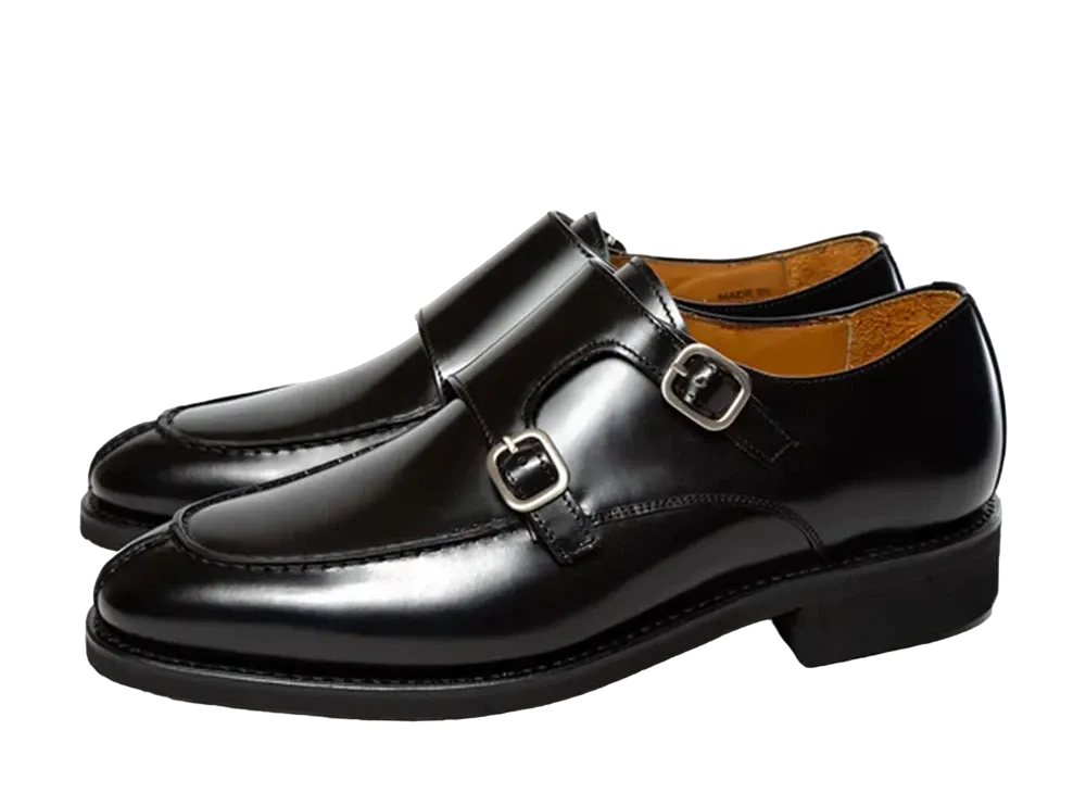 Berwick Monk Strap HO150 Coating Leather "Black" 3143ROMLBK