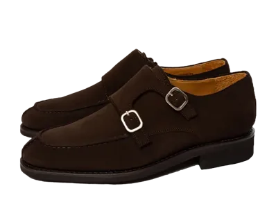 Berwick Monk Strap HO150 Suede Dark "Brown" 3143SBMLDB