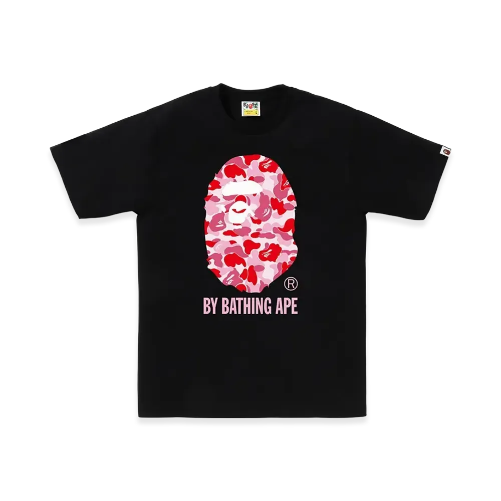 A BATHING APE ABC Camo By Bathing Ape Tee "Black/Pink"
